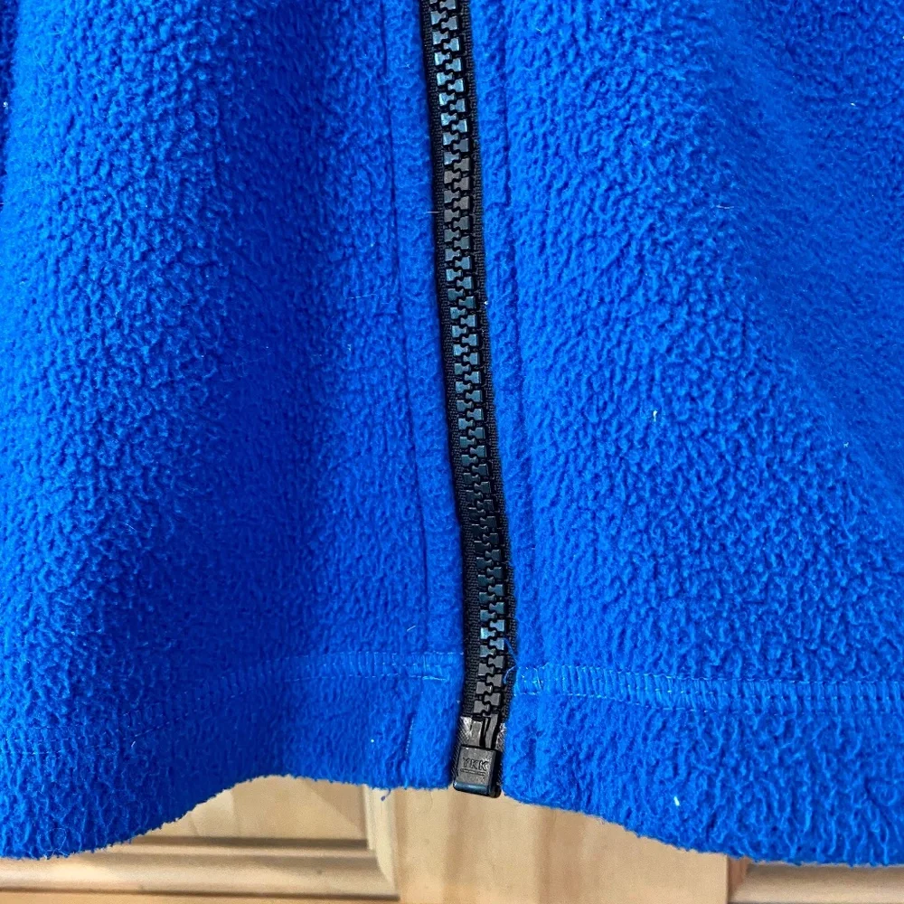 North Face Royal Blue Boys Size 10-12 Medium Zippered Jacket - Picture 4 of 8